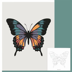 butterfly Victor Art Design 