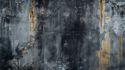 Old wall texture cement dark black gray background worn out