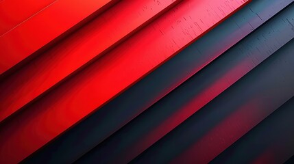 Obraz premium Abstract Red and Black Geometric Pattern