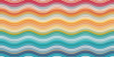 Abstract geometric pattern with wavy lines and waves, perfect for background design, geometric, abstract, pattern