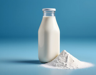 The amount of powdered milk in the bottle