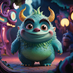 Naklejka premium monster cartoons Art Design 