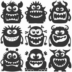 monster cartoons Art Design 