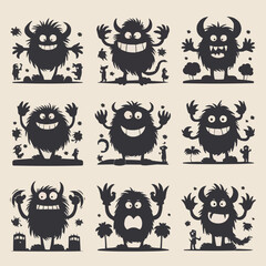 monster cartoons Art Design 