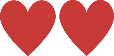 Heart Shape Vector Illustration 