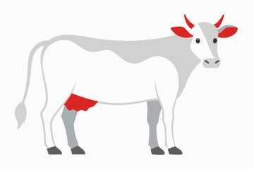 A cute Cow vector illustration