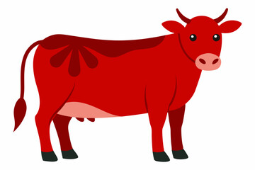 A cute Cow vector illustration