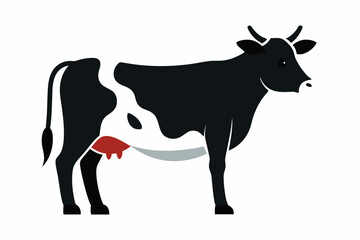 A cute Cow vector illustration