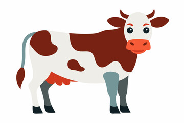 A cute Cow vector illustration