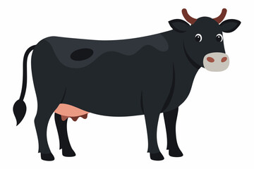 Cute Cow Vector Illustration