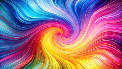 Obraz premium Colorful abstract background with vibrant swirls of pink, blue, and yellow , vibrant, abstract, swirls, color
