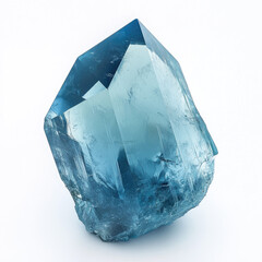 Fototapeta premium Lustrous Close-Up of Radiant Aquamarine: Detailed Photography