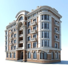 Fototapeta premium Exterior of a Classic Brick Building