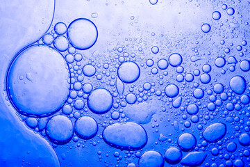 Blue micro bubble texture,Bubble water essence skin care liquid micro coke 