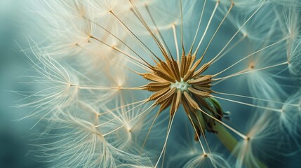Dandelion in seed