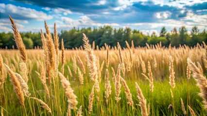 of tall meadow grass with background, nature, meadow, grass, cut out,background,, realistic, green, plant, field, summer