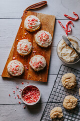 candy cane holiday cookies