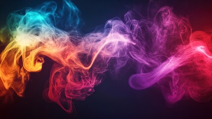 Obraz premium Abstract Colorful Smoke