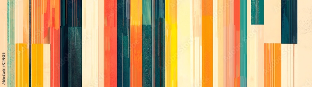 Poster vibrant vertical stripes in a colorful abstract design create a lively and modern backdrop for vario