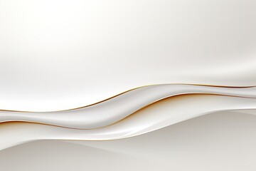 Abstract white background with gold lines.