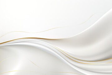 Naklejka premium Abstract white background with gold lines.