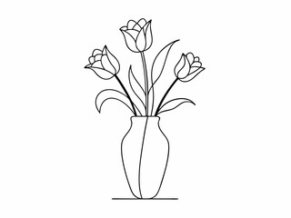tulip in vase