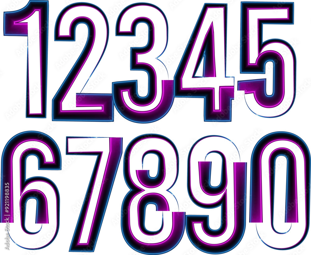Fototapete vector set of number, simple numbers icon set of 1-31 numbers simple black style symbol sign for cal