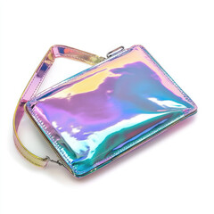 Trendy Holographic Purse with Minimalist Design and Sleek Styling