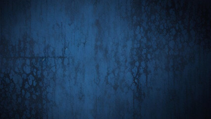 Obraz premium Black dark azure cobalt sapphire blue abstract background. Color gradient. Geometric shape. Wave, wavy curved line. Rough grunge grain noise. Light neon metallic shine shimmer bright. Design 