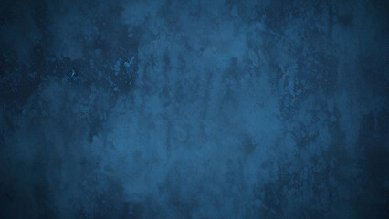 Fototapeta premium Black dark azure cobalt sapphire blue abstract background. Color gradient. Geometric shape. Wave, wavy curved line. Rough grunge grain noise. Light neon metallic shine shimmer bright. Design 