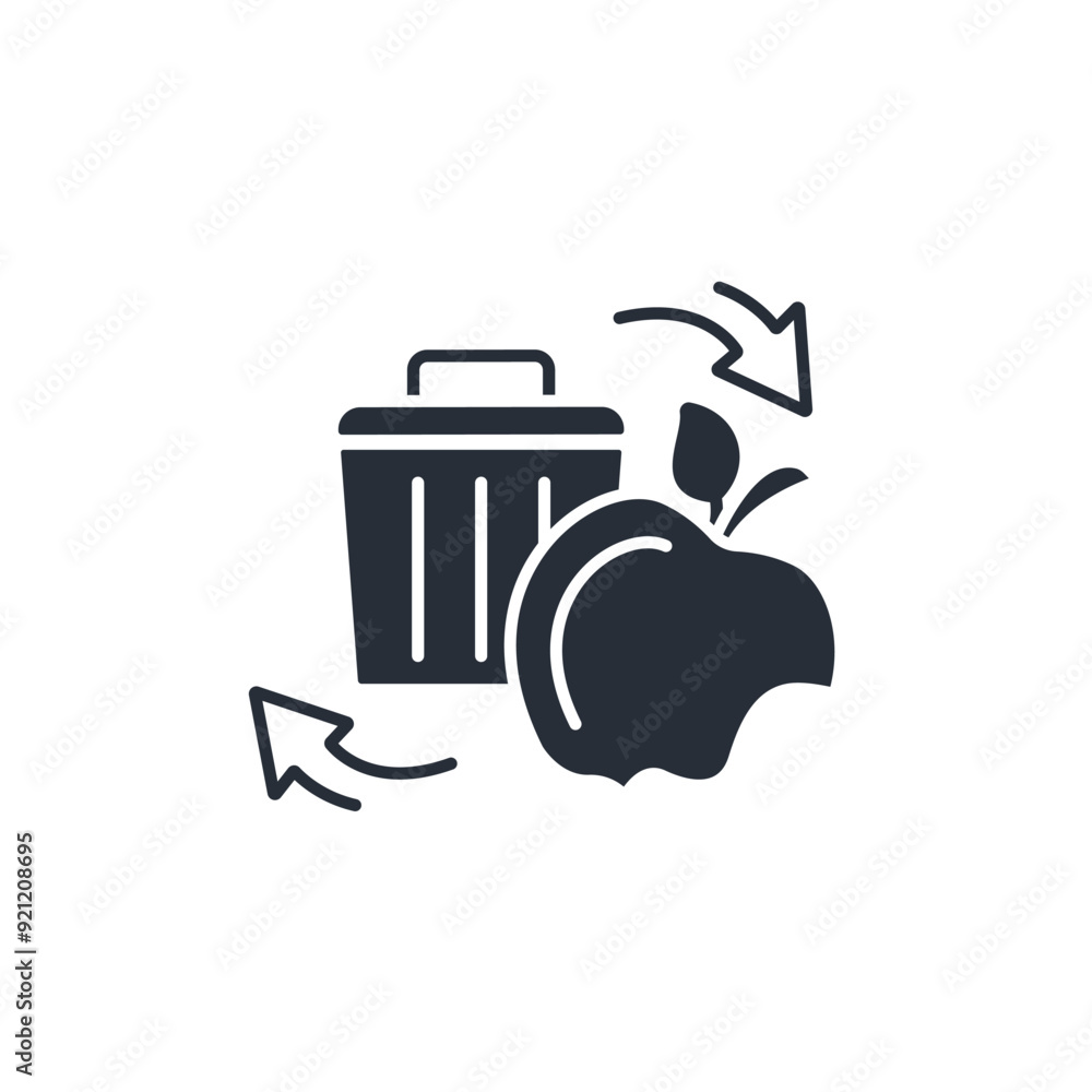 Poster composting icon. vector.editable stroke.linear style sign for use web design,logo.symbol illustratio