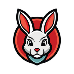 kangaroo head logo vector illustration