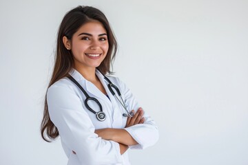 Professional Veterinarian Smiling with Confidence