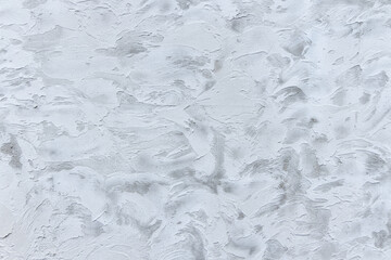 cement concrete wall white background wallpaper template with brush traces and empty copy space