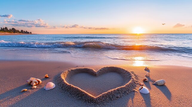Beach Scene With Hearts Images – Browse 11,115 Stock Photos ...