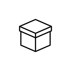 Box icon. Package icon. Carton icon.