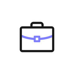 Briefcase icon. Business bag icon. Bag icon.
