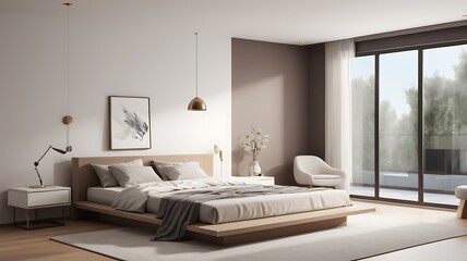 Modern Bed Room Interior Design, Cozy Bed room interior