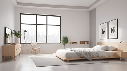Modern Bed Room Interior Design, Cozy Bed room interior