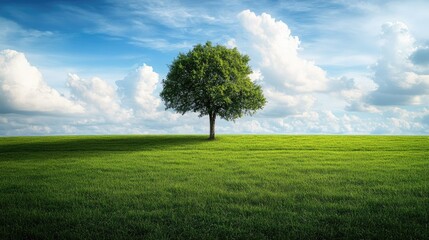 A dry, cracked landscape with a lone tree, leaving plenty of room for copy or design elements.