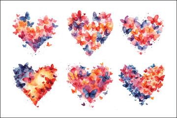 Watercolor love Art,
Love Illustration,
Heart Design,
Butterfly Vector,
Romantic Art,
Nature Illustration,
Love Theme,
Heart Vector,
Watercolor Butterfly,
Artistic Design,
Valentine's Day Art,
