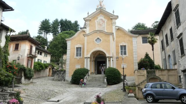 Orta San Giulio, lake Orta, Italy,2024,july,7th, church of Santa Maria Assunta
