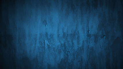 Obraz premium Blue grunge concrete wall texture with a vintage background, grunge, blue, vintage