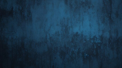 Obraz premium Blue background with vintage grunge texture in distressed black stained grunge design