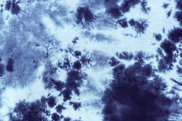 tie dye pattern hand dye on cotton fabric abstract texture background.