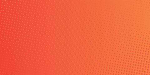 Dot halftone orange color pattern gradient texture with technology digital background. Dot pop art comic with summer background. vector illustration style