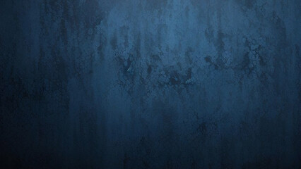 Obraz premium Blue background with vintage grunge texture in distressed black stained grunge design