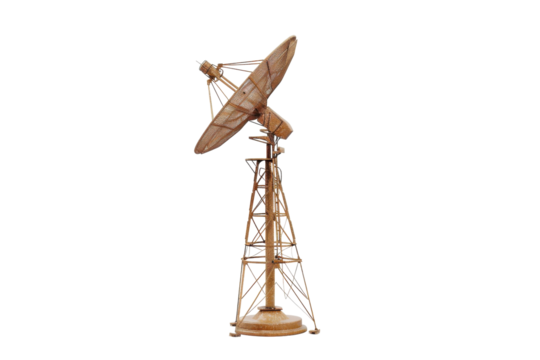 Antenna Isolated on Transparent Background.