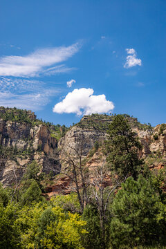 view of the mountain
