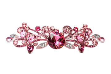 Elegant Hair Accessory Isolated on Transparent Background.